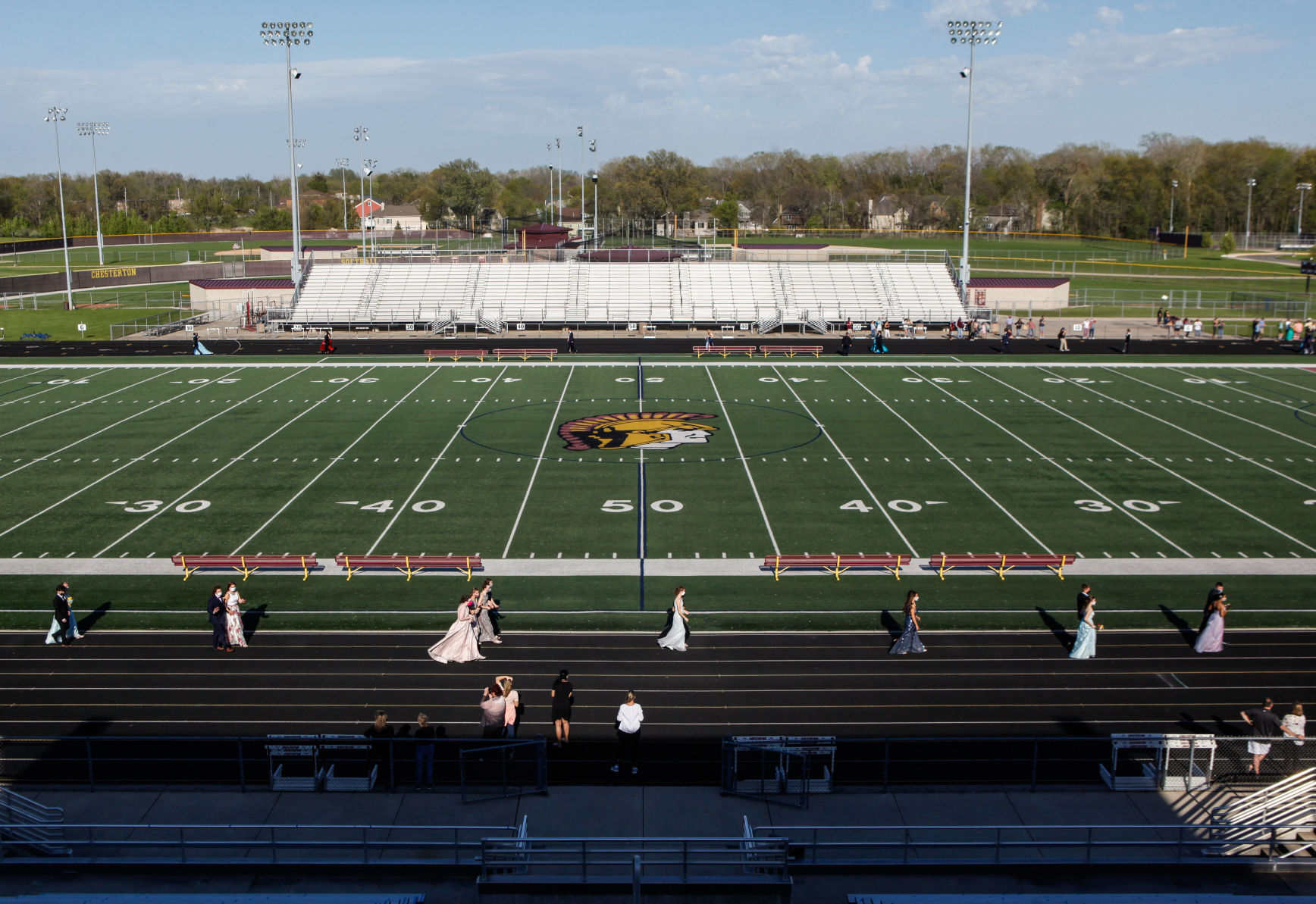 Chesterton High School prom grand march